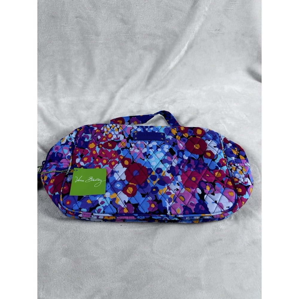 NWT Vera Bradley Grand Cosmetic Case Bag  in Impressionista  Floral Large Size